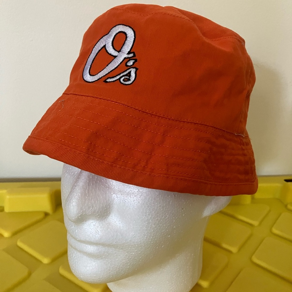 Baltimore Orioles reversible bucket hat - Adult size - orange - baseball, Y2K